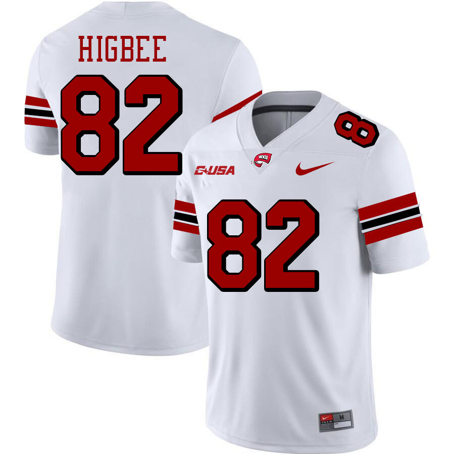 Tyler Higbee WKU Jersey,Western Kentucky Hilltoppers #82 Tyler Higbee Jersey Youth-White